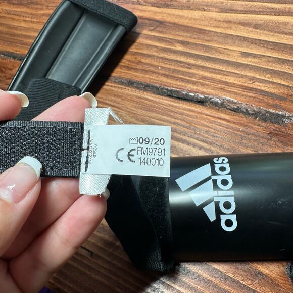 Adidas MLS Kid's Black Soccer Shin Guards - Picture 7 of 8